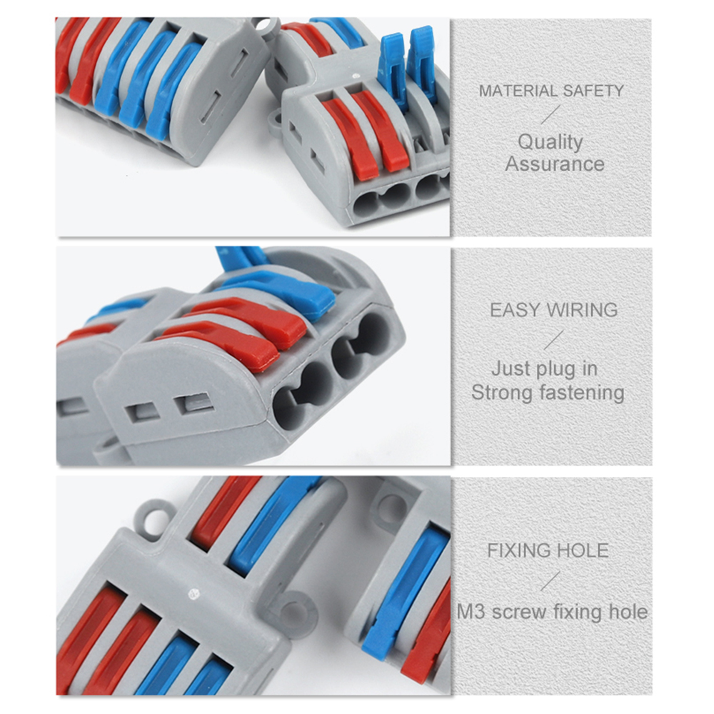 Quick Wire Connector Universal - đánh giá và giá Push Fit Connector