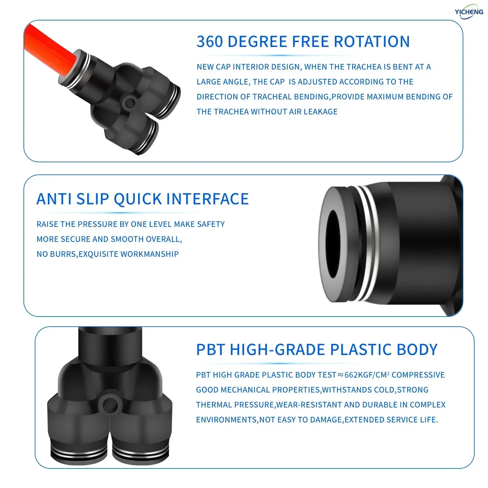 10MM ID Hose Connector Y Split - đánh giá và giá Push Fit Connector