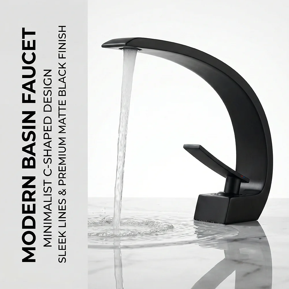 Matte Black Bathroom Faucet, A - đánh giá và giá Silicone Tap Washer