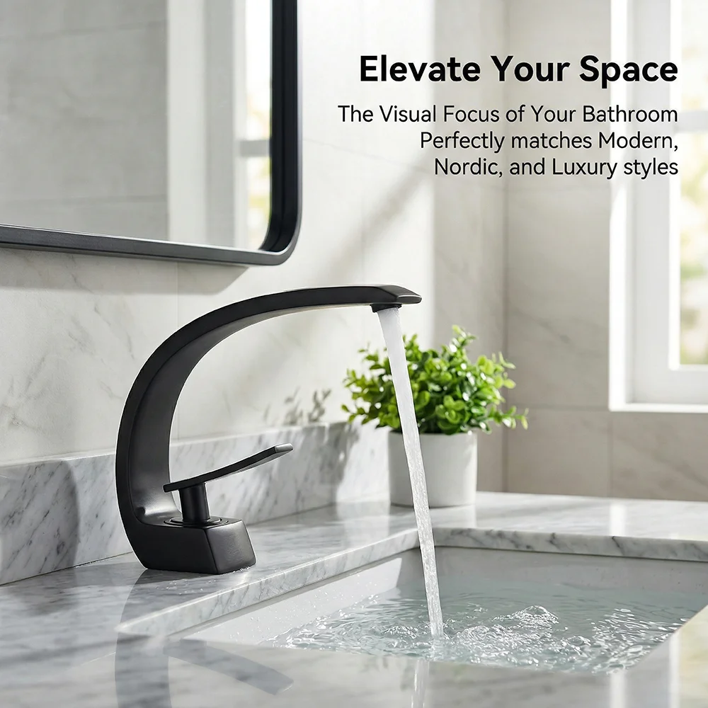 Matte Black Bathroom Faucet, A - đánh giá và giá Silicone Tap Washer