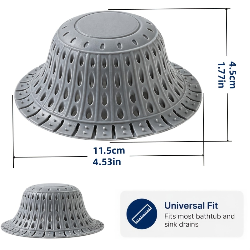 Silicone Foldable Hair Catcher - đánh giá và giá Drain Pipe Clip
