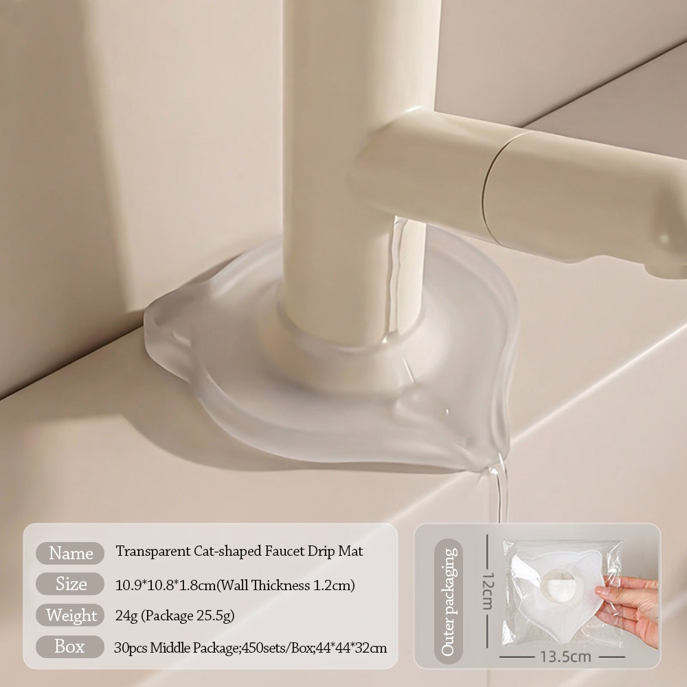 2pcs Creative Cat-Shaped Drain - đánh giá và giá Silicone Tap Washer