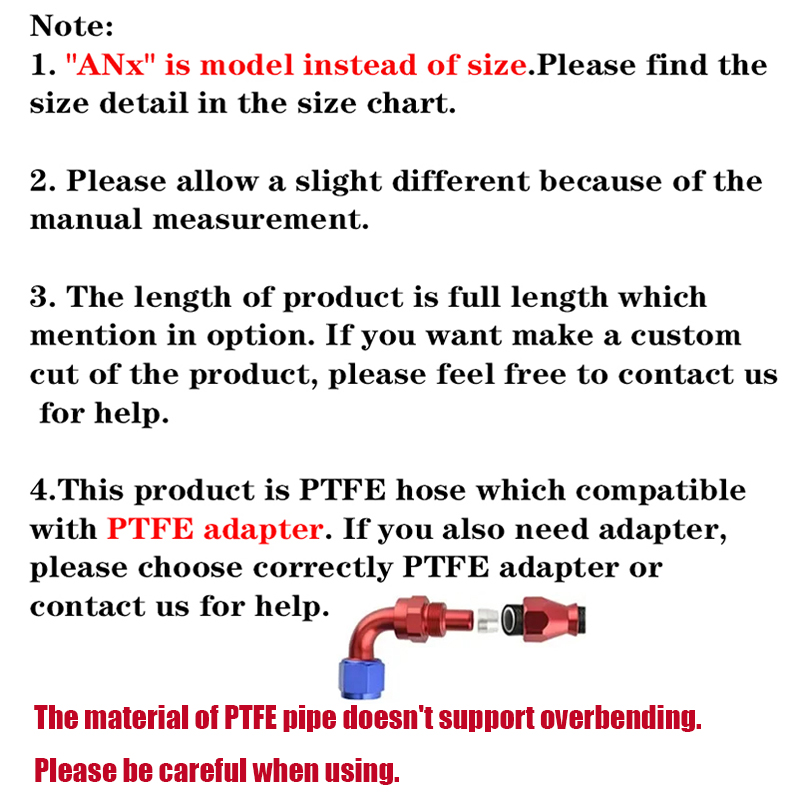 1M/2M/3M/5M AN3 AN4 AN6 AN8 AN - đánh giá và giá Ptfe Tape Thread