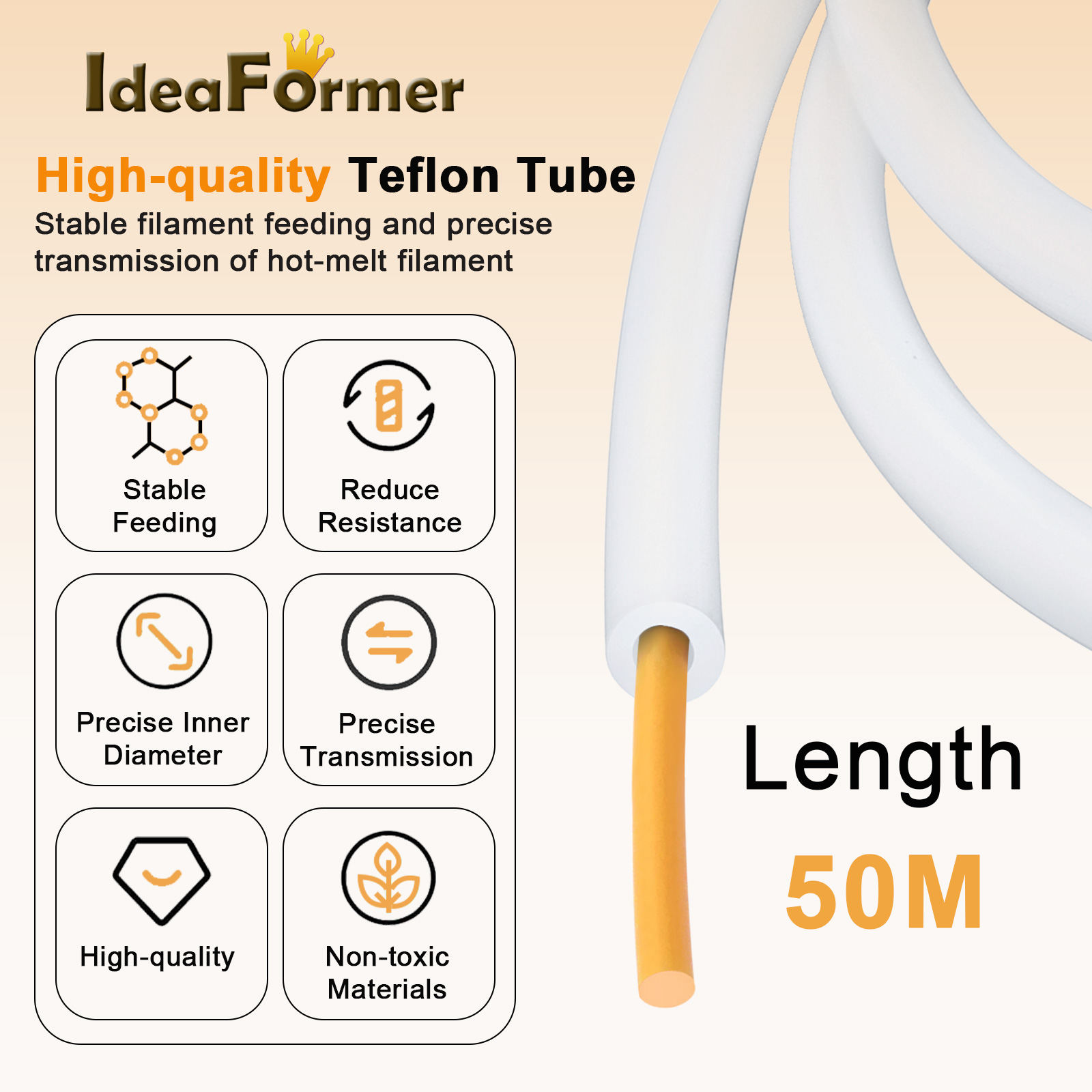 2.5mm OD 4mm Bambu Lab PTFE Tu - đánh giá và giá Ptfe Tape Thread