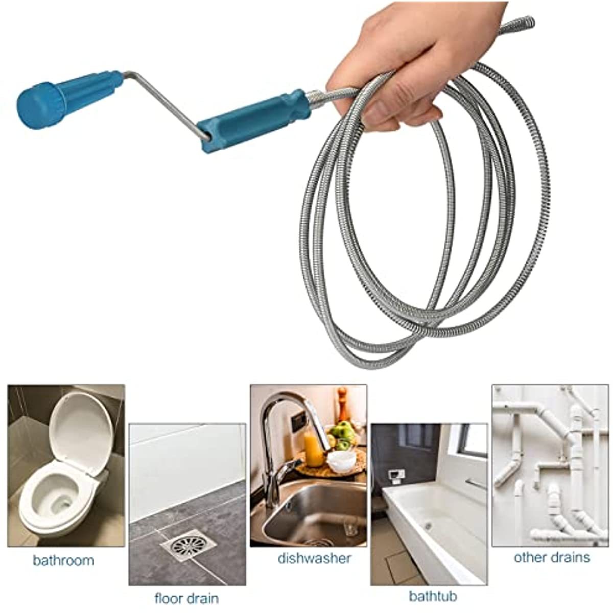Telescopic Handle Flexible Ste - đánh giá và giá Drain Snake Flexible