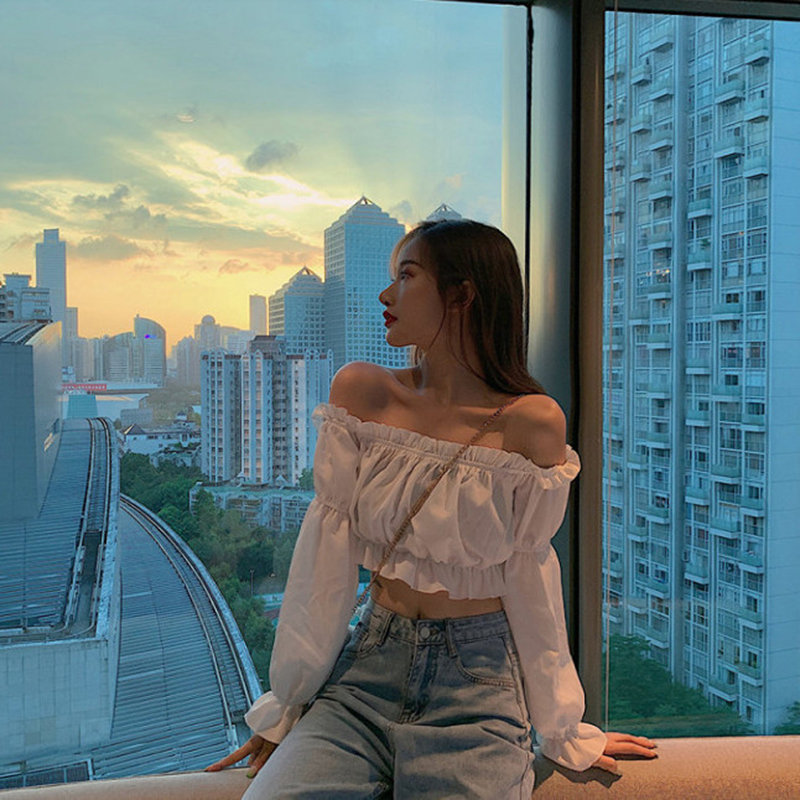 Women Top Sexy Blouse Off Shou - đánh giá và giá Pipe Bending Spring