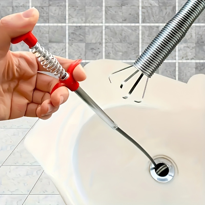 1Pc sewer dredger, toilet clog - đánh giá và giá Drain Pipe Clip