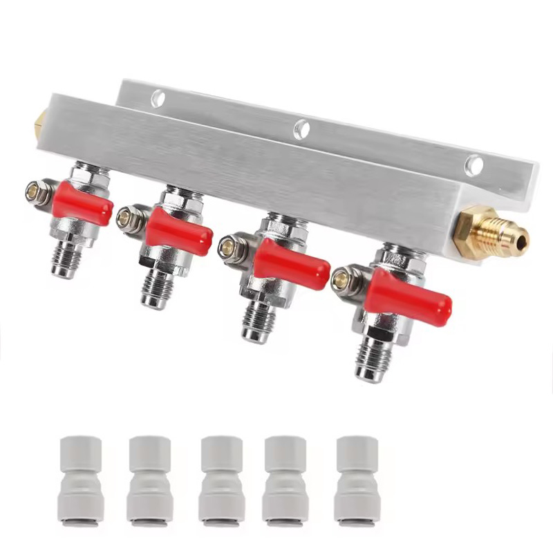 IMAICTUU 4 Way Gas Manifold Co - đánh giá và giá Push Fit Connector