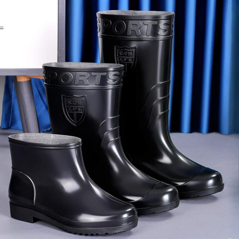 Men's Rain Boots Work High-Tub - đánh giá và giá Pipe Bending Spring