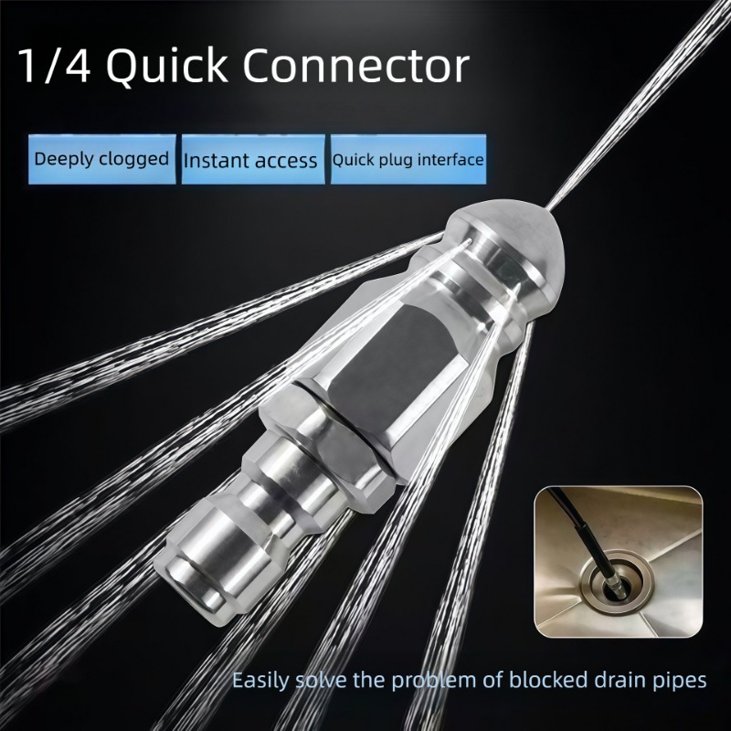 Water Jet High Pressure Spraye - đánh giá và giá Drain Pipe Clip