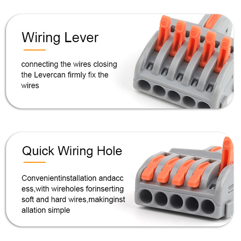 10/100PCS Electrical Cable Con - đánh giá và giá Push Fit Connector