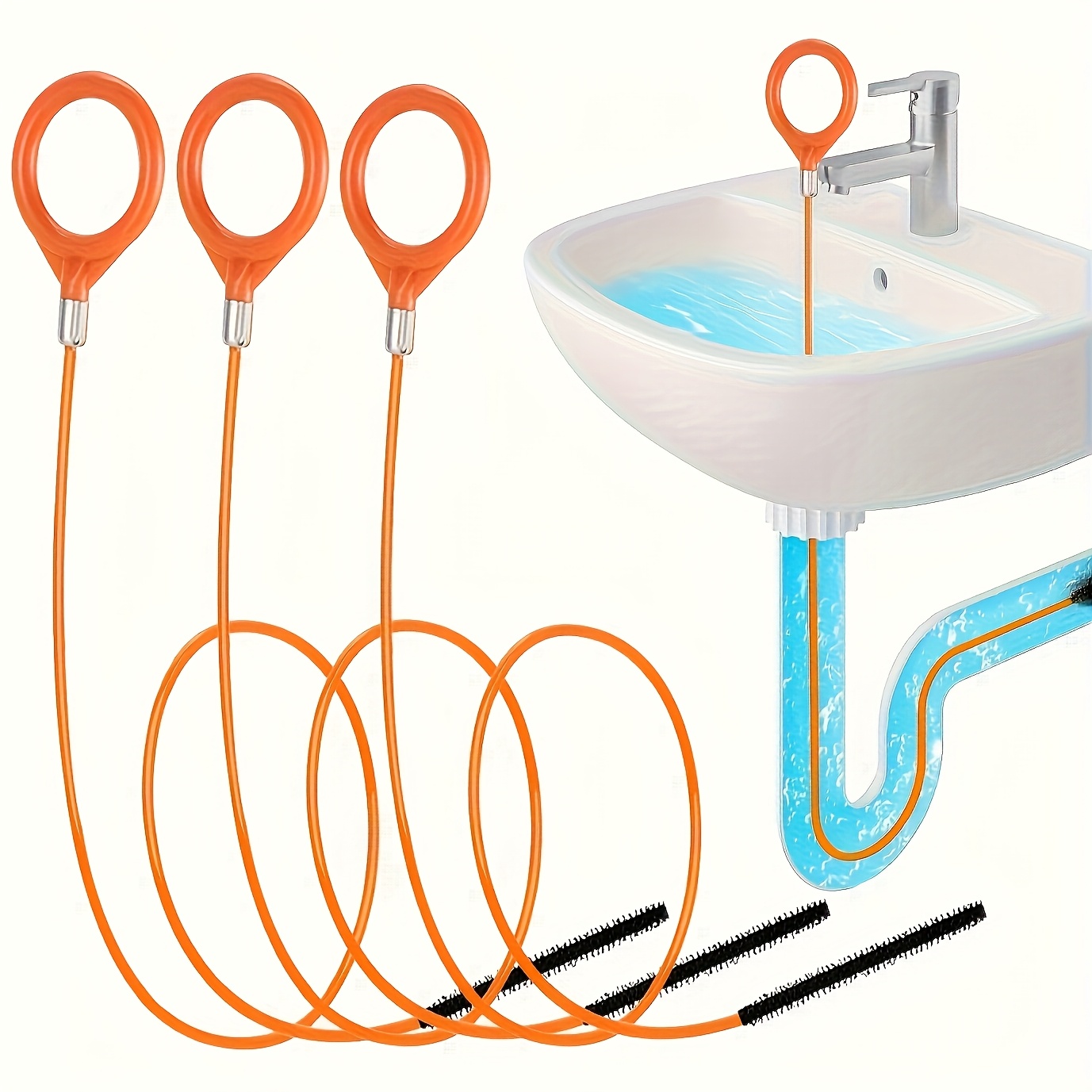 Sink Snake Hair Remover Tool,  - đánh giá và giá Drain Snake Flexible