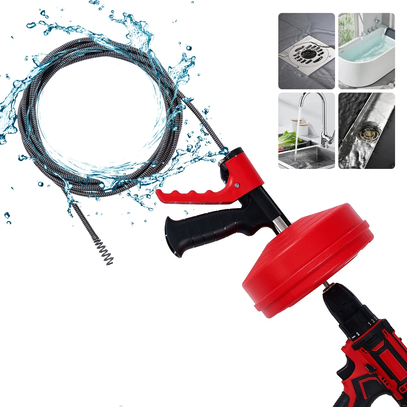 Professional Drain Snake Auger - đánh giá và giá Drain Snake Flexible