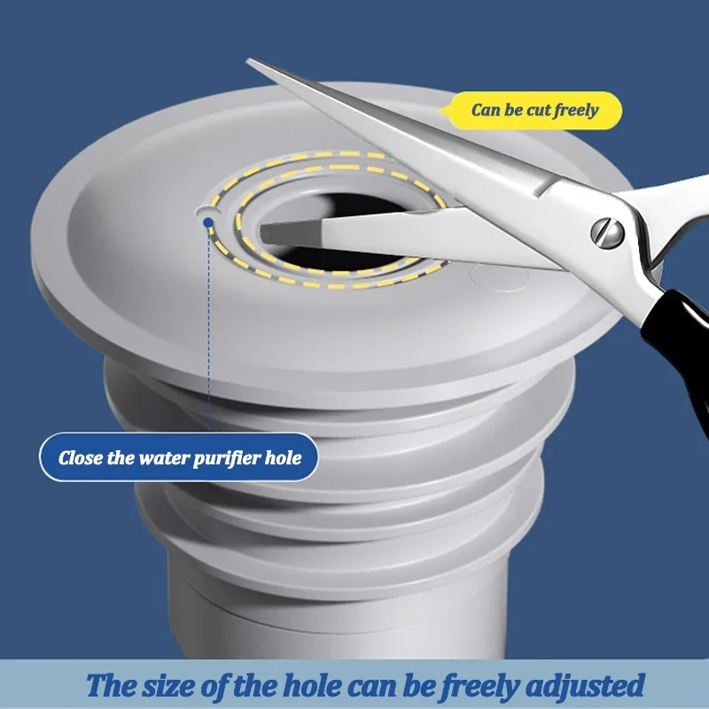 Silicone Bathroom Sewer Seal R - đánh giá và giá Drain Pipe Clip