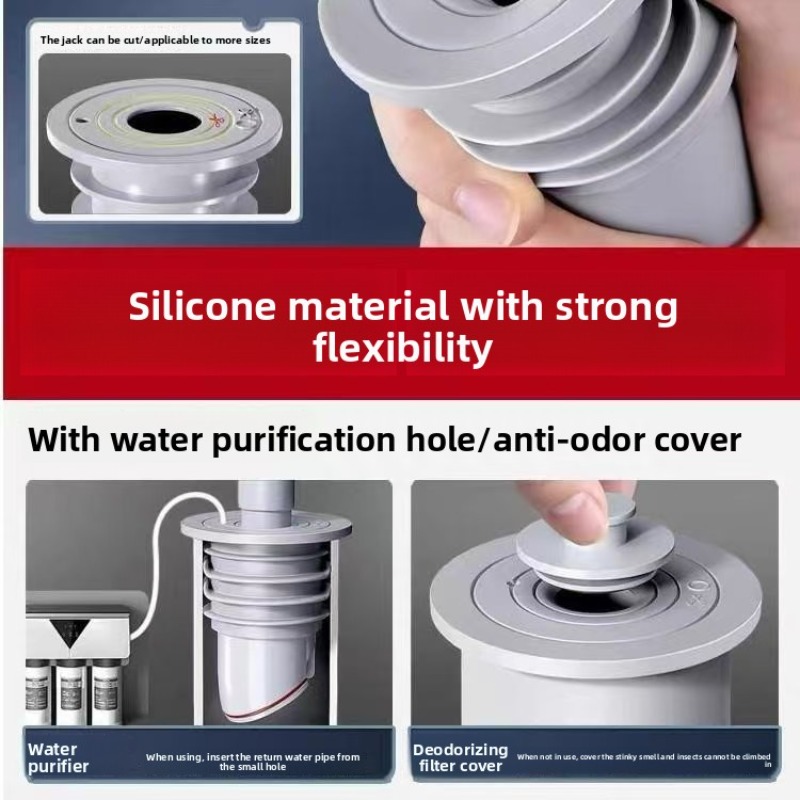 Sink Plug Sewer Pipe Sealing R - đánh giá và giá Drain Pipe Clip