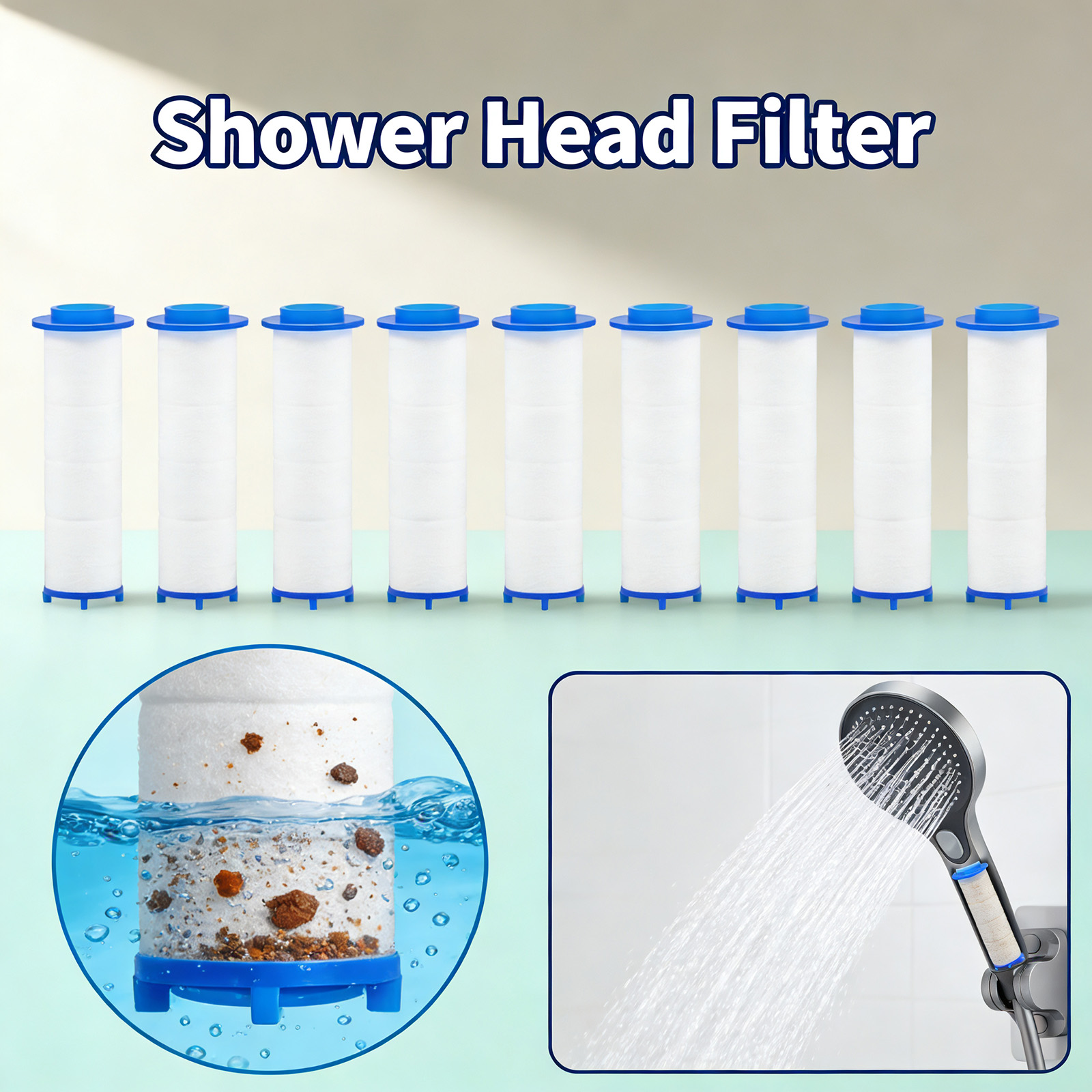 20Pcs Replacement Shower Filte - đánh giá và giá Shower Valve Cartridge