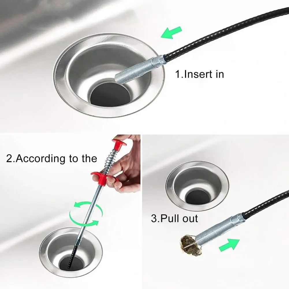 Flexible Spring Snake Drain Pi - đánh giá và giá Drain Snake Flexible