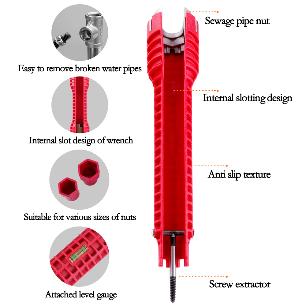 Three head red Sink wrench 8-i - đánh giá và giá Pipe Freeze Spray