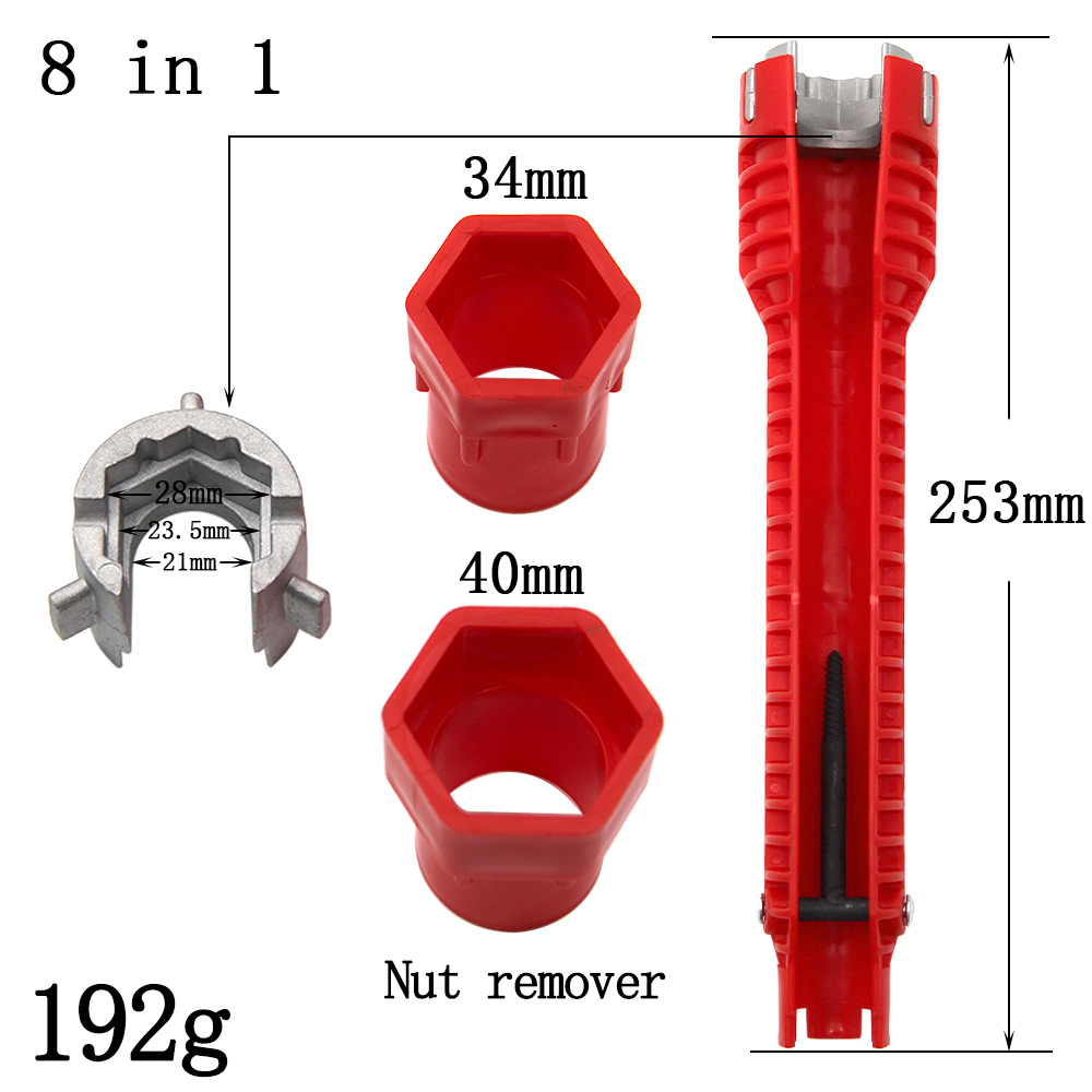 Three head red Sink wrench 8-i - đánh giá và giá Pipe Freeze Spray