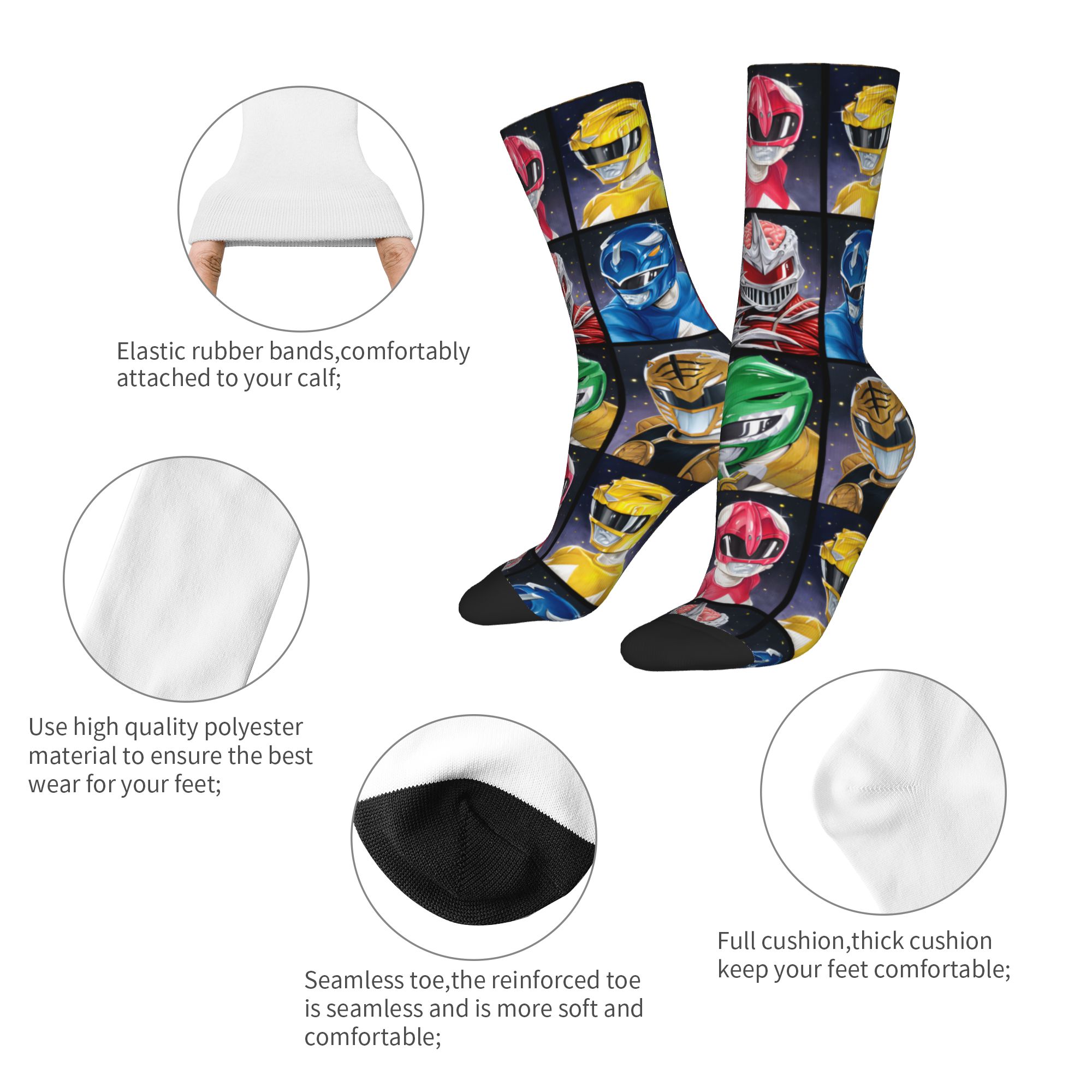 Power R-Ranger 90s Socks Men's - đánh giá và giá Pipe Bending Spring